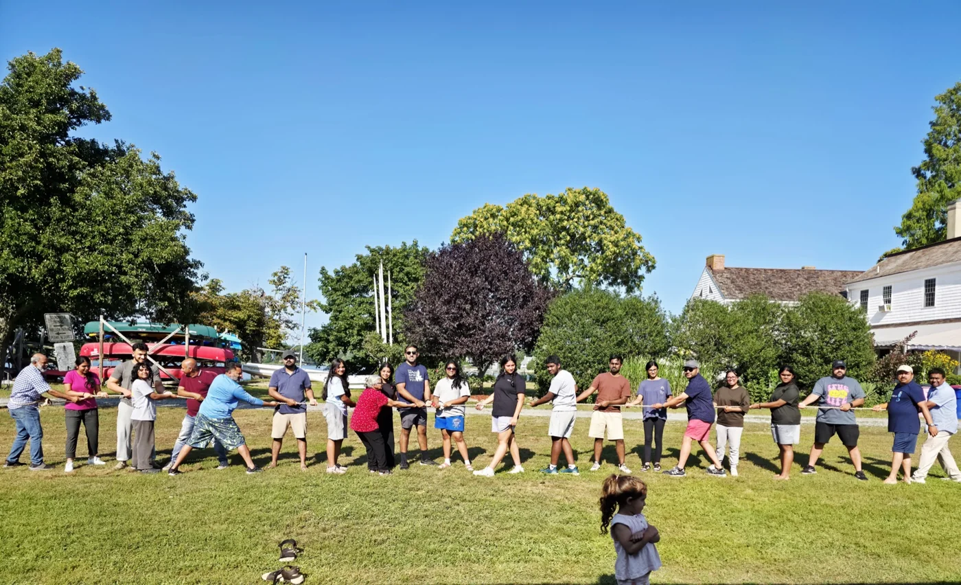 Bethel members enjoying an outdoor church gathering