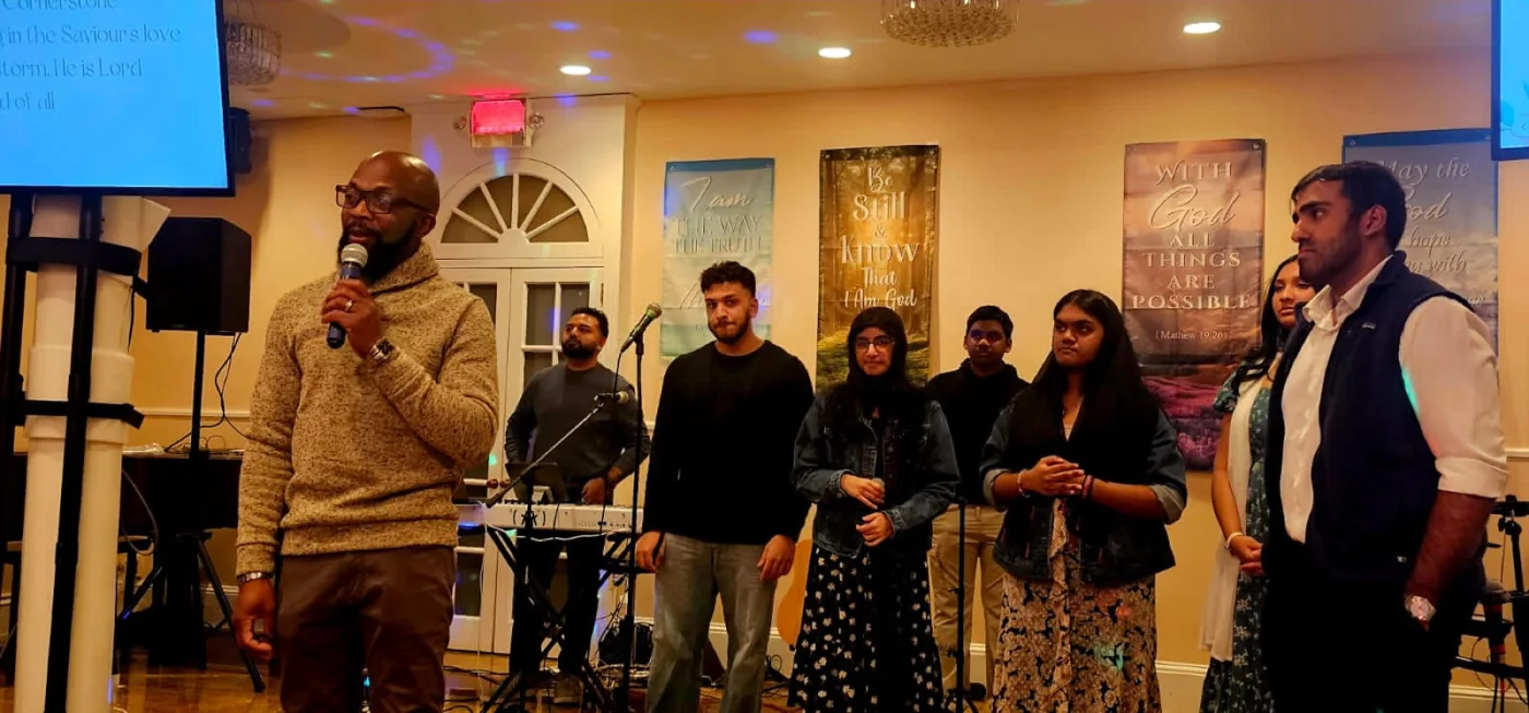 Bethel church members leading worship together