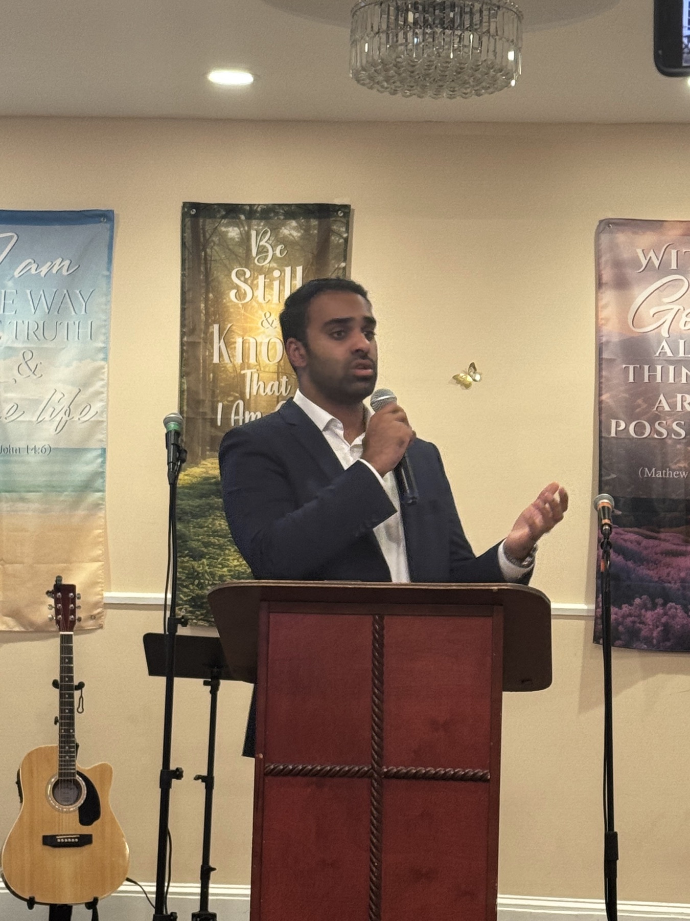 Preaching at Bethel Worship Center, Bronxville NY
